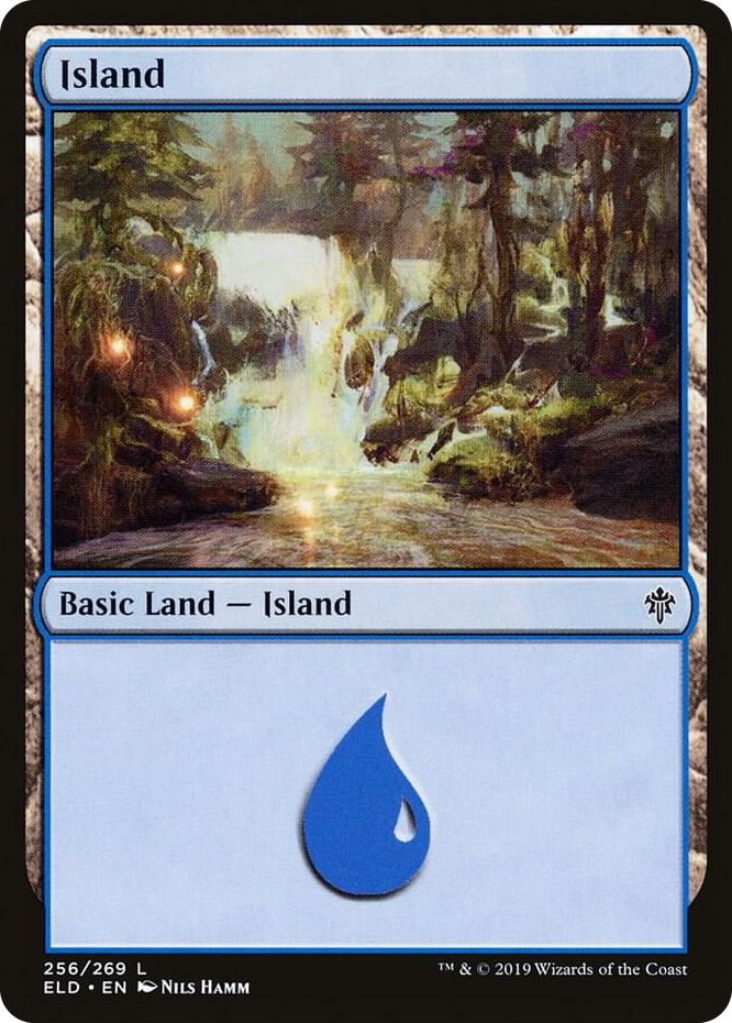 0256 Island (256) L Throne of Eldraine