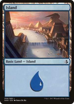 0258 Island (258) L Amonkhet