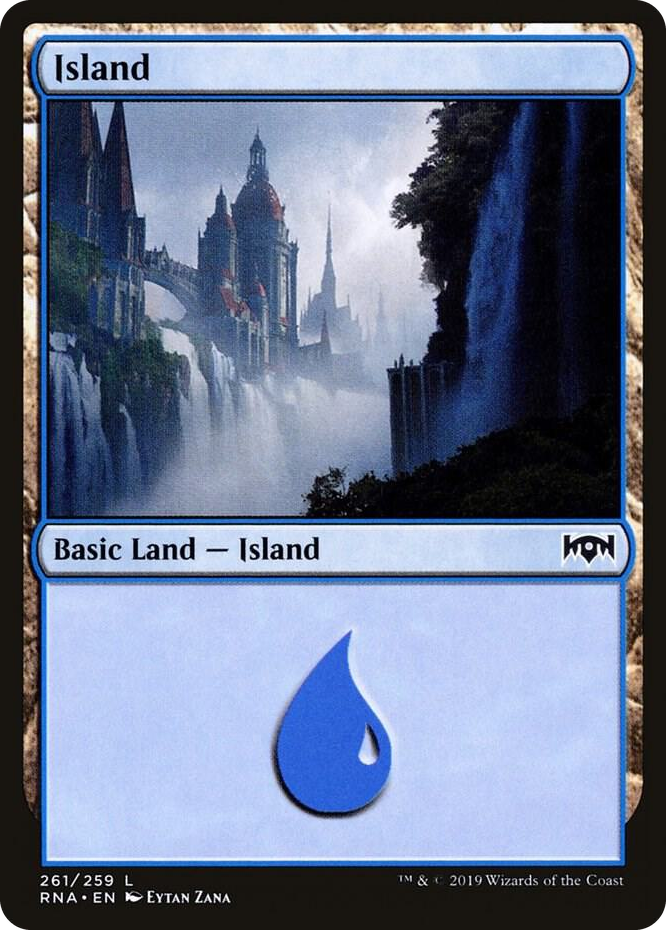 0261 Island L Ravnica Allegiance