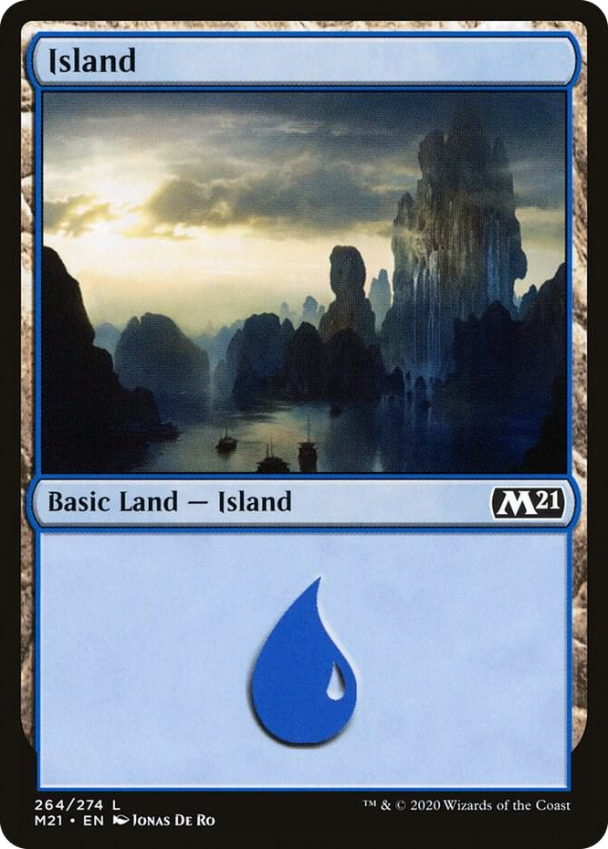 0264 Island (264) L Core Set 2021
