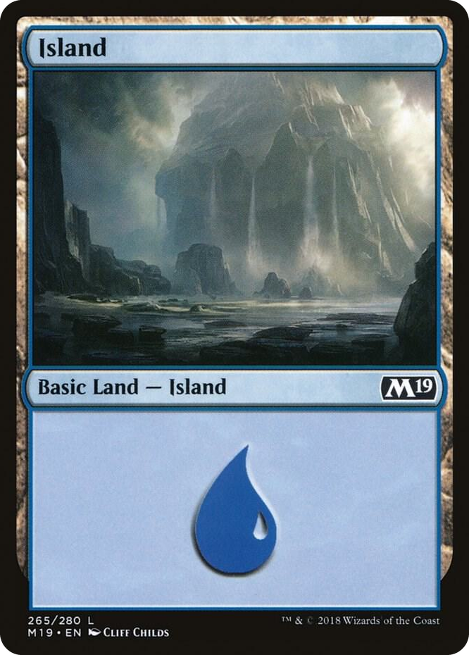 0265 Island (265) L Core Set 2019