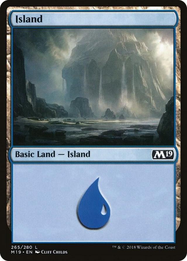 0265 Island (265) L Core Set 2019