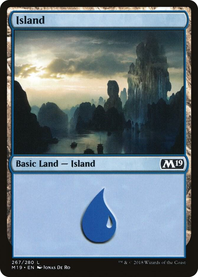 0267 Island (267) L Core Set 2019
