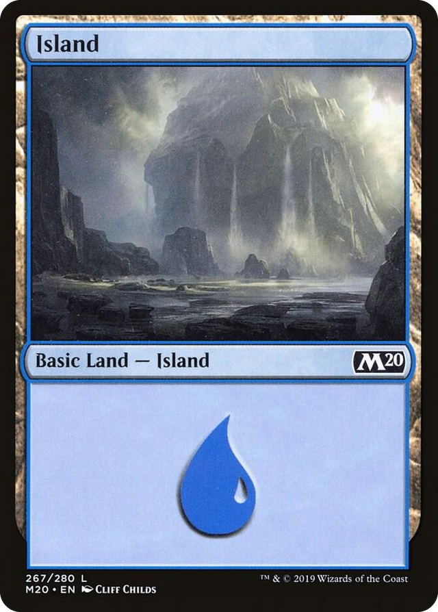 0267 Island (267) L Core Set 2020