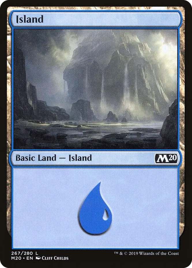 0267 Island (267) L Core Set 2020