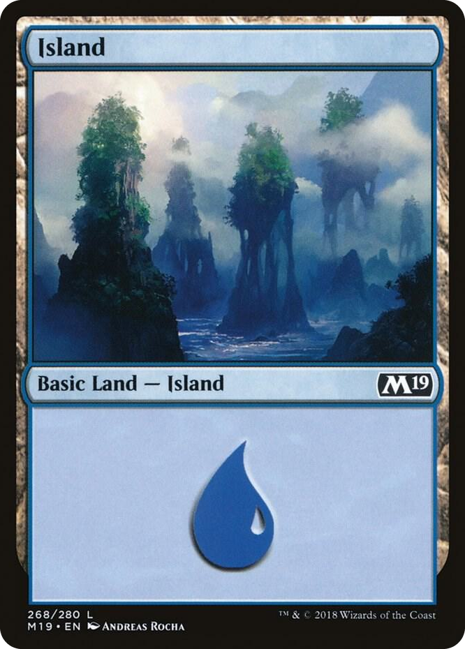0268 Island (268) L Core Set 2019