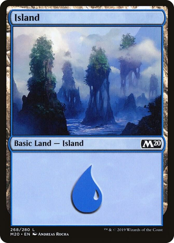 0268 Island (268) L Core Set 2020