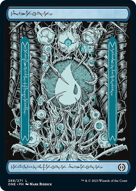 Island (268) - Full Art #268 L - Phyrexia: All Will Be One Pokemon card