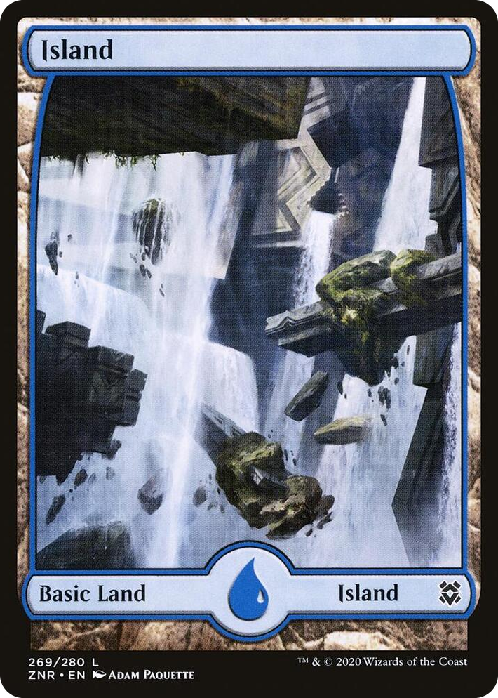 0269 Island (269) - Full Art L Zendikar Rising