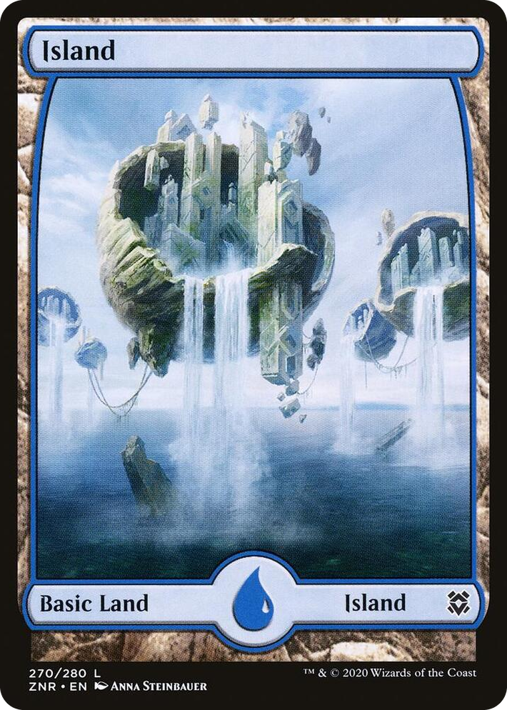 0270 Island (270) - Full Art L Zendikar Rising