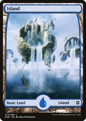 0270 Island (270) - Full Art L Zendikar Rising