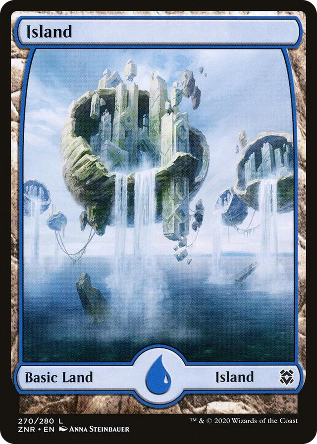 0270 Island (270) - Full Art L Zendikar Rising