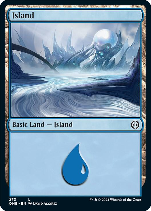 Island (273) #273 L - Phyrexia: All Will Be One Pokemon card