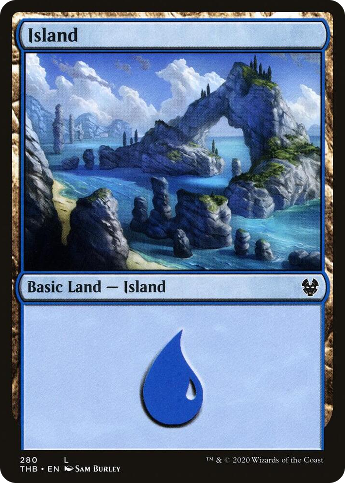 0280 Island (280) L Theros Beyond Death