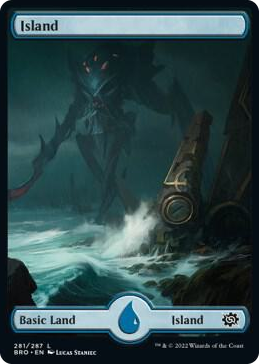 0281 Island (281) - Full Art L The Brothers' War