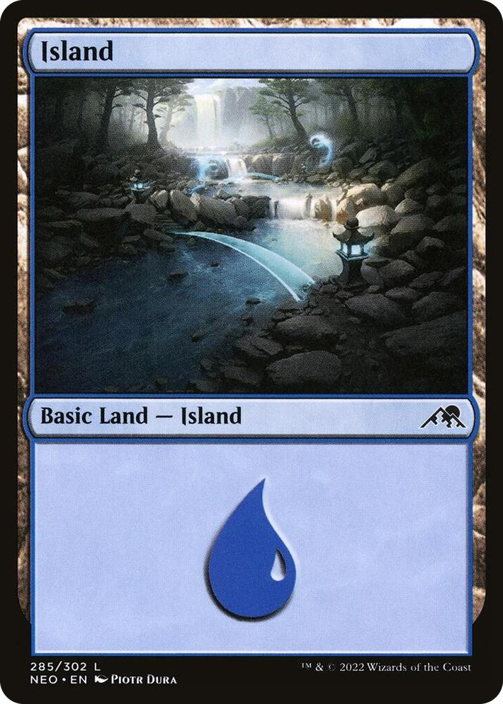 0285 Island (285) L Kamigawa: Neon Dynasty
