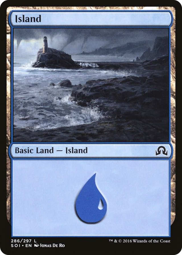 0286 Island (286) L Shadows over Innistrad