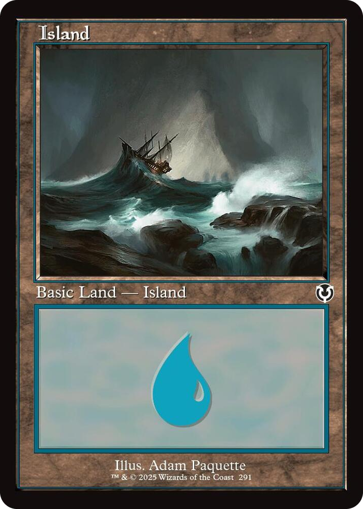 0291 Island (291) (Retro Frame) L Innistrad Remastered