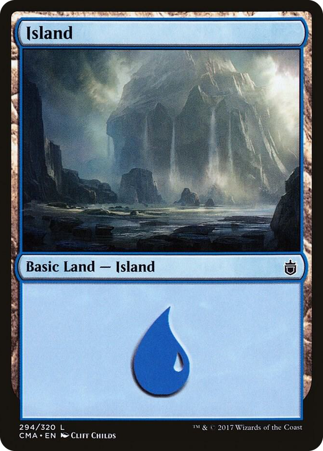 Island (294) #294 L - Commander Anthology Pokemon card