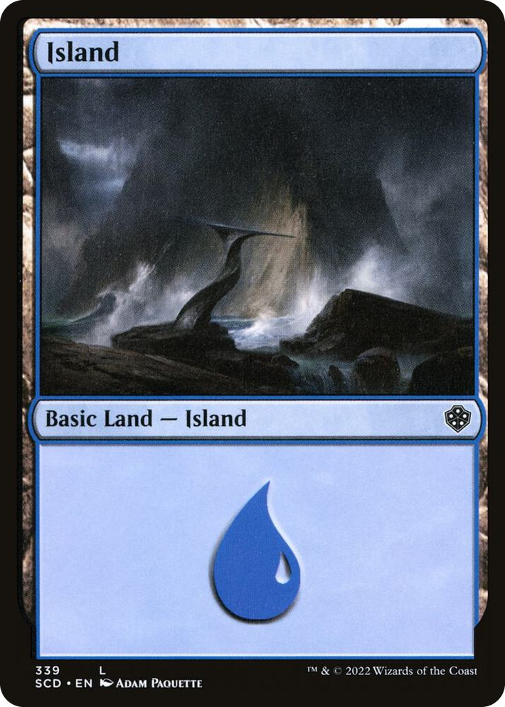 0339 Island (339) L Starter Commander Decks