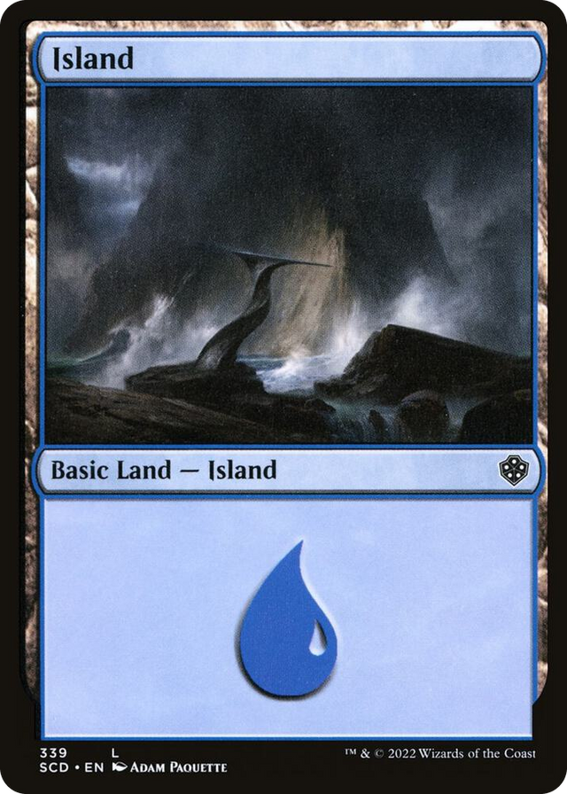 0339 Island (339) L Starter Commander Decks
