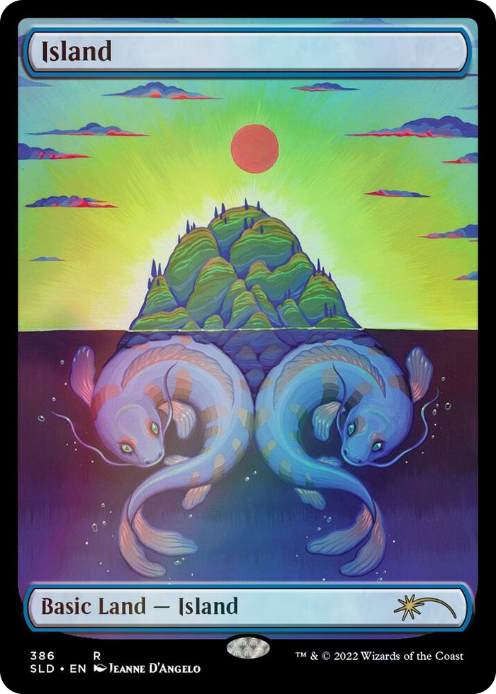 Island (386) #386 R - Secret Lair Drop Series Pokemon card