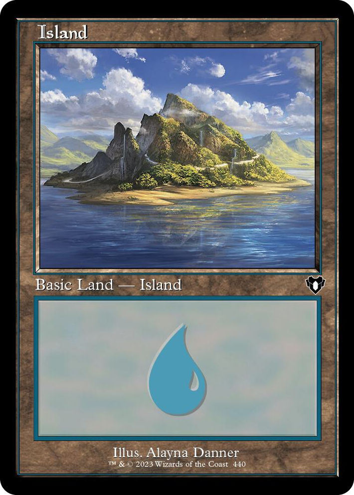 0440 Island (440) (Retro Frame) L Commander Masters