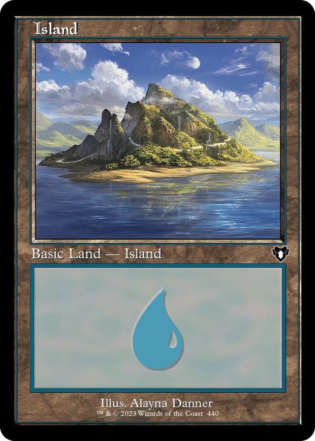 0440 Island (440) (Retro Frame) L Commander Masters
