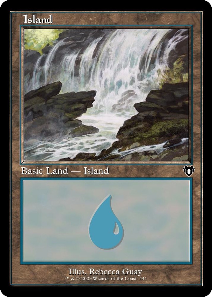 0441 Island (441) (Retro Frame) L Commander Masters