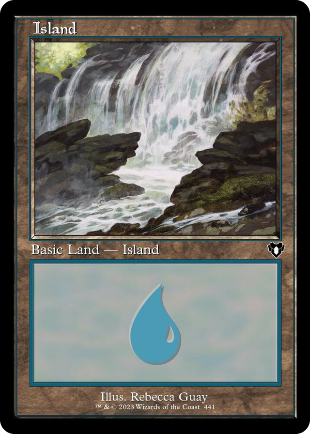 0441 Island (441) (Retro Frame) L Commander Masters