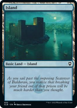 0455 Island (455) L Commander Legends: Battle for Baldur's Gate