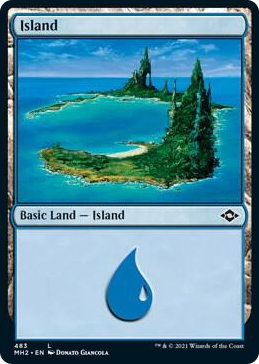 0483 Island (483) (Foil Etched) L Modern Horizons 2