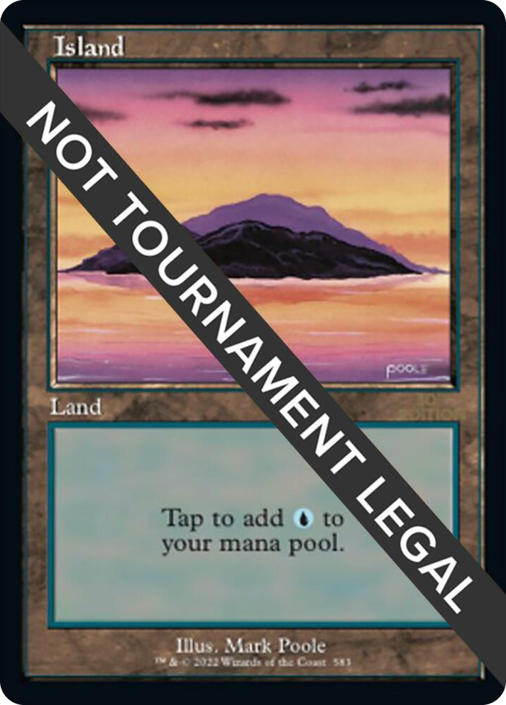 0583 Island (583) (Retro Frame) L 30th Anniversary Edition