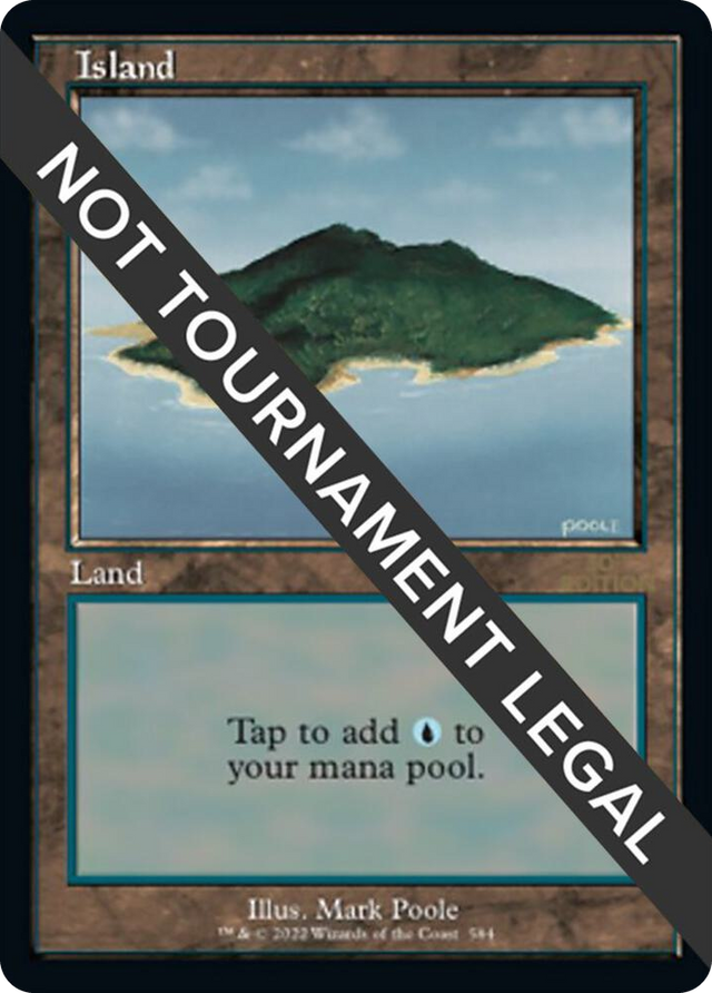0584 Island (584) (Retro Frame) L 30th Anniversary Edition