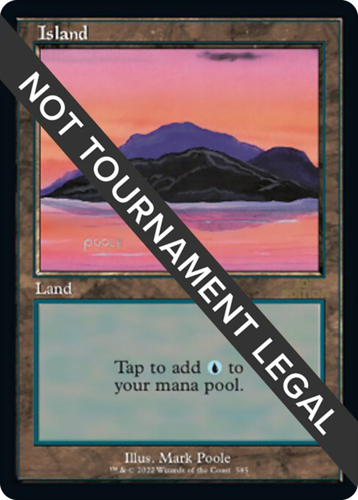 0585 Island (585) (Retro Frame) L 30th Anniversary Edition