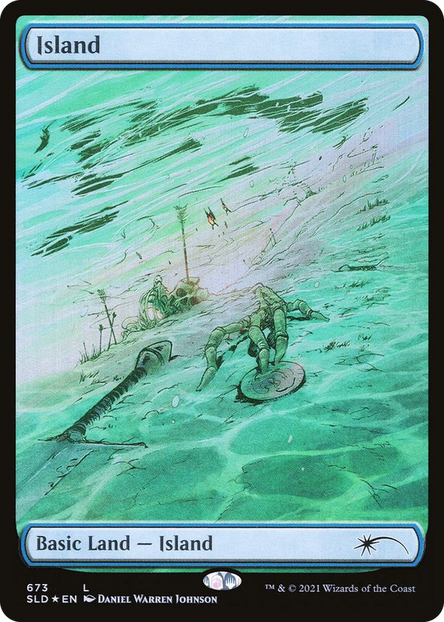 0673 Island (673) L Secret Lair Drop Series