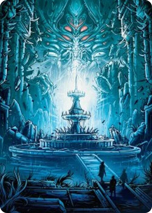 Island Art Card #28 S - Art Series: Duskmourn: House of Horror Pokemon card