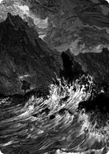 0078 Island Art Card S Art Series: Innistrad: Midnight Hunt
