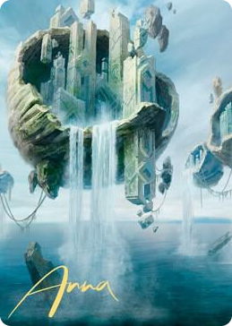 0011 Island Art Card (11/81) (Gold-Stamped Signature) S Art Series: Zendikar Rising