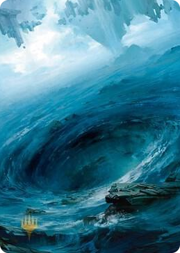 0012 Island Art Card (12/81) (Gold-Stamped) S Art Series: Zendikar Rising