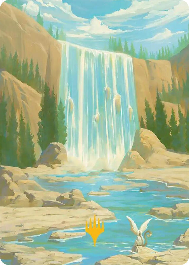 0051 Island Art Card (Gold-Stamped Signature) S Art Series: Avatar: The Last Airbender