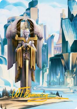 0078 Island Art Card (Gold-Stamped Signature) S Art Series: Streets of New Capenna