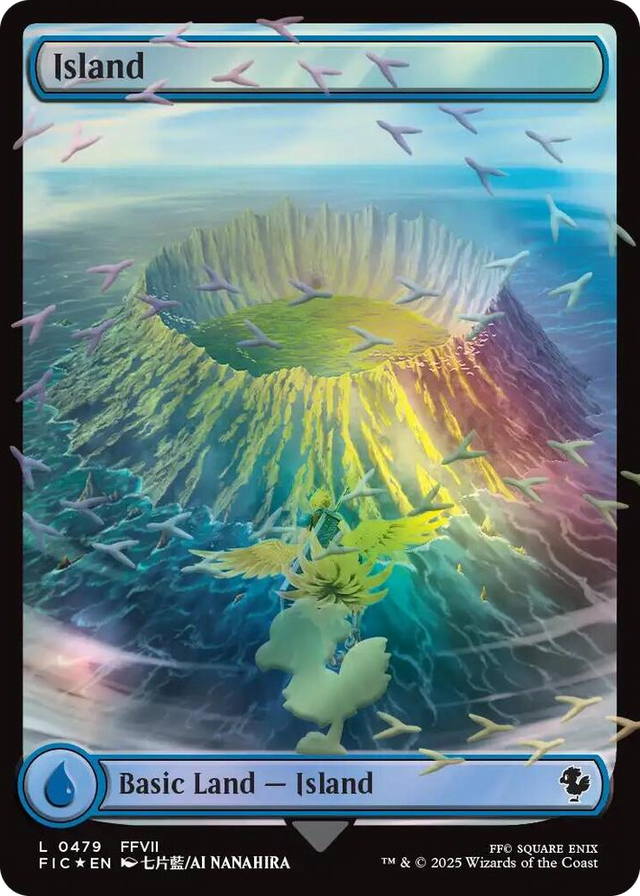 0479 Island (Chocobo Track Foil) L Commander: FINAL FANTASY