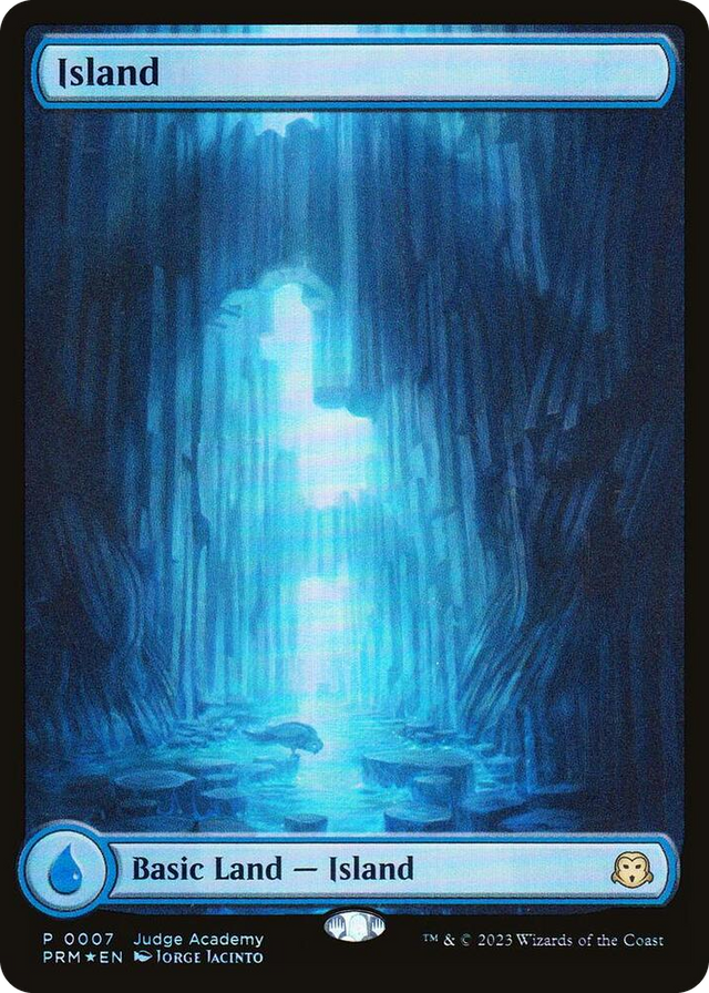 0007 Island - Full Art (0007) P Judge Promos