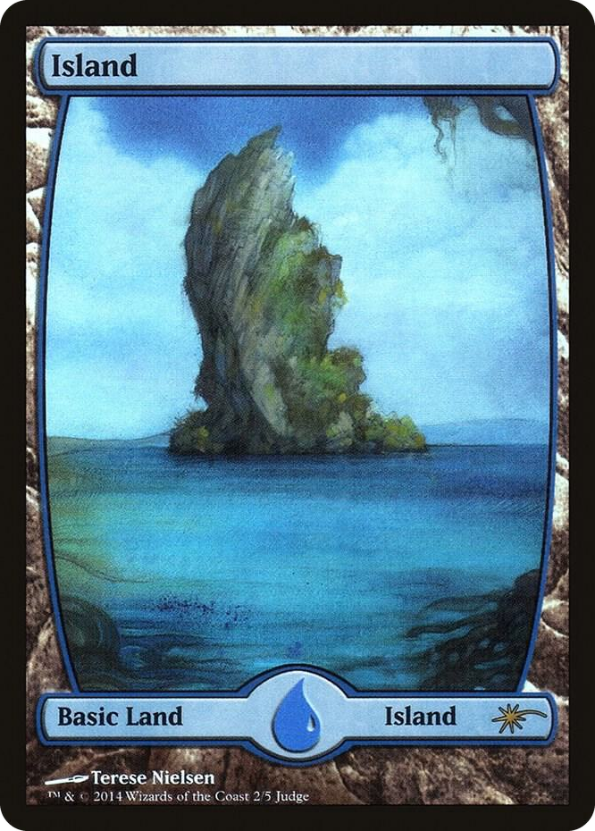 Island - Full Art (2) #2 P - Judge Promos Pokemon card