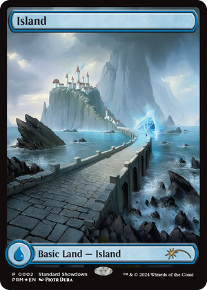 0002 Island (Piotr Dura) P Standard Showdown Promos