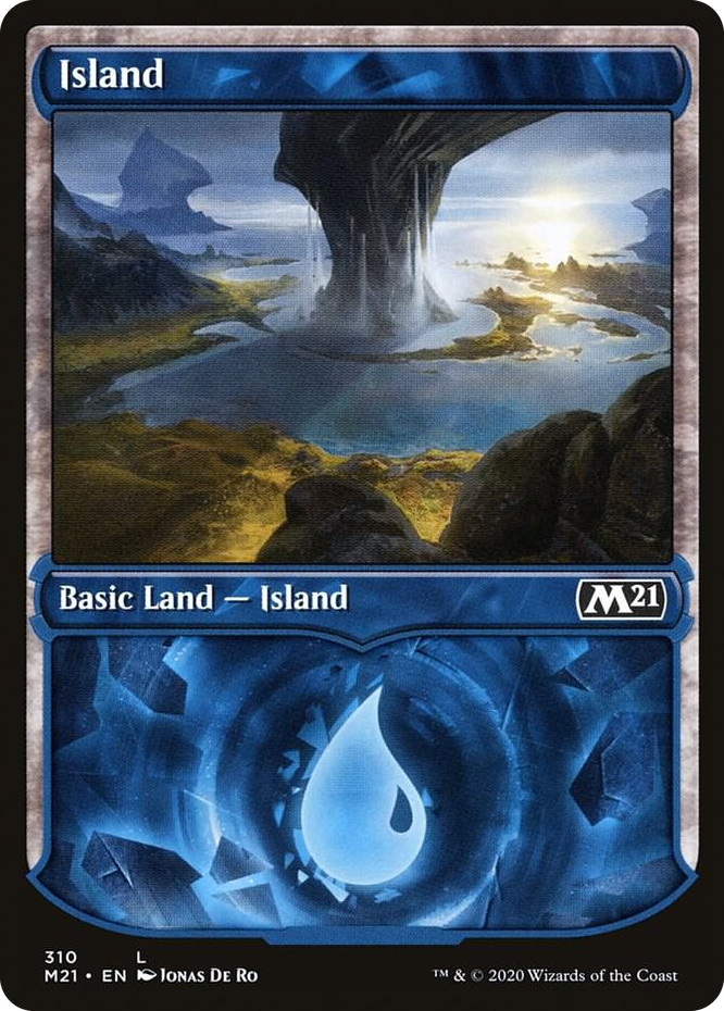 0310 Island (Showcase) L Core Set 2021