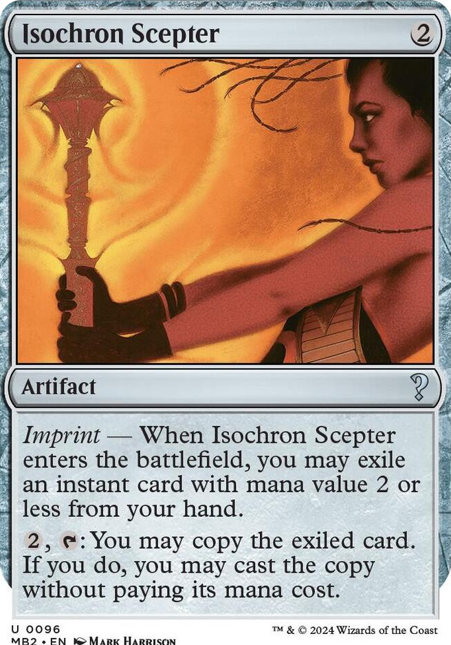 0096 Isochron Scepter (White Border) U Mystery Booster 2