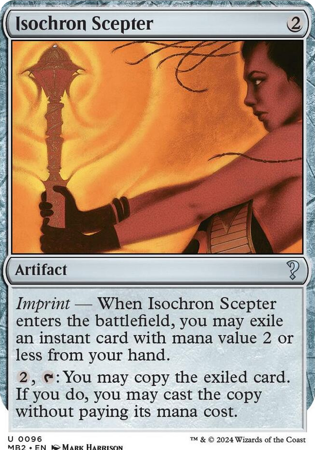 0096 Isochron Scepter (White Border) U Mystery Booster 2