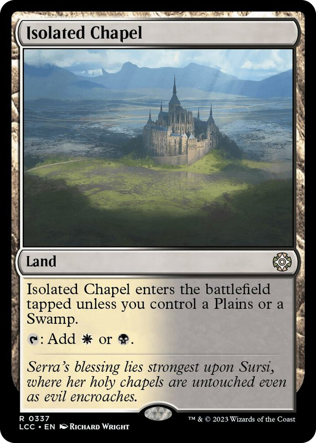 0337 Isolated Chapel R Commander: The Lost Caverns of Ixalan